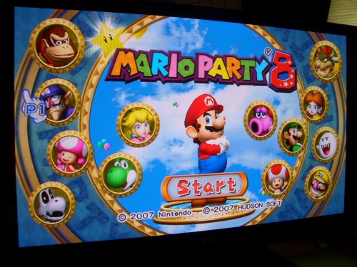 Mario Party 8 - Title Screen