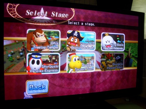 Mario Party 8 - Board Selection